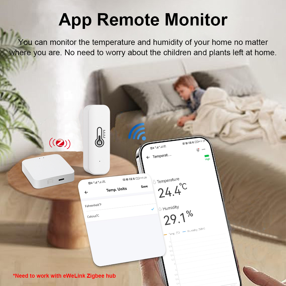 Ewelink ZigBee Smart Temperatu – обзор и цена Digital Hygrometer Probe