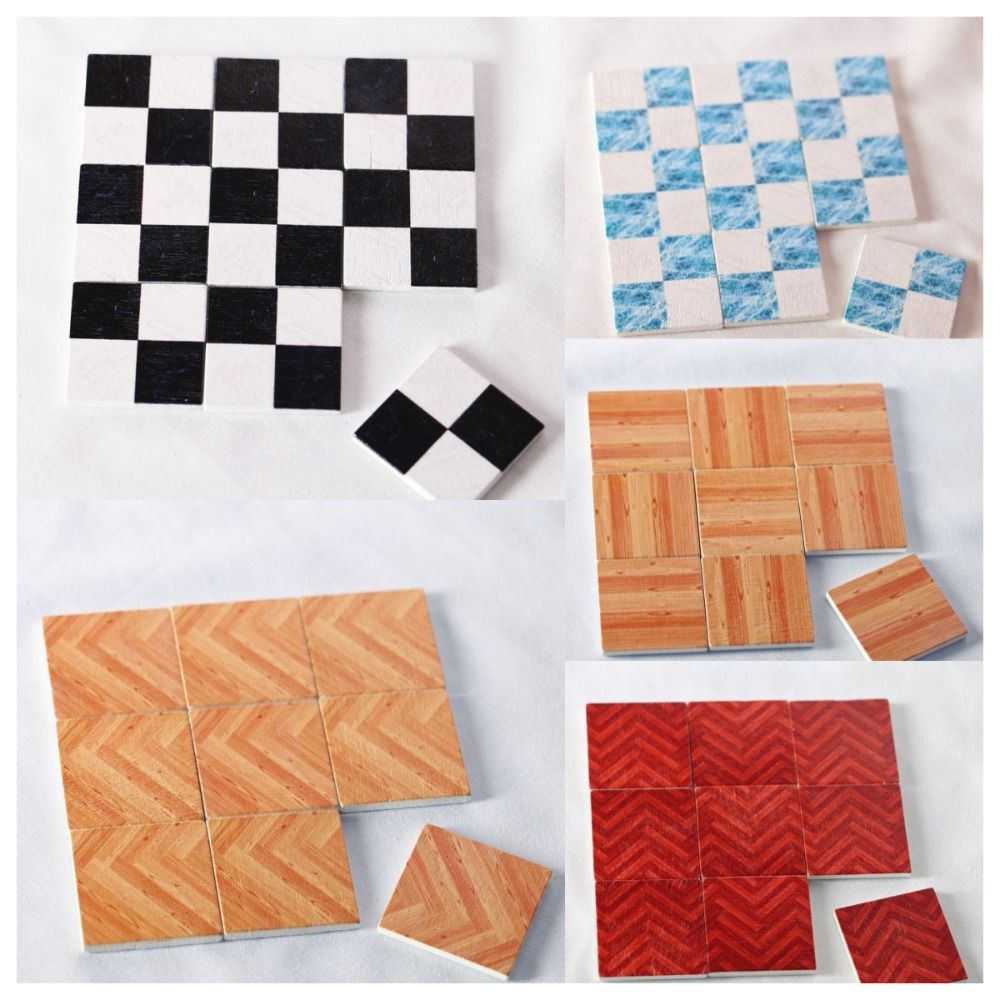 9pcs/set 1:6/1:12 Dollhouse Fu – обзор и цена Ceramic Tile Floor