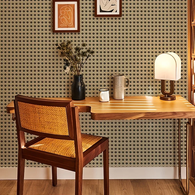 45cm Retro Rattan Pattern Self – обзор и цена Pvc Panel Background