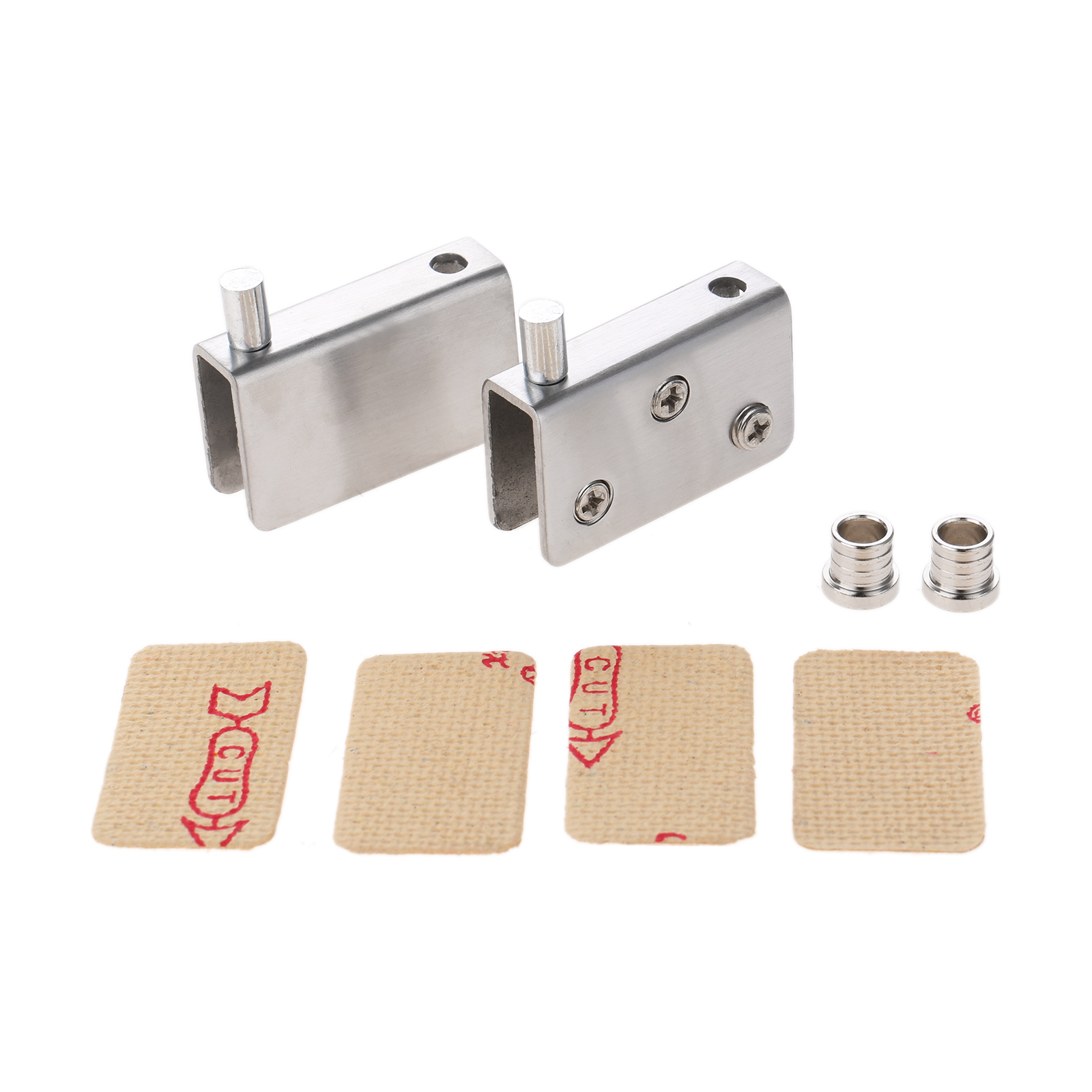 2 Pcs Glass Shelf Clamp Pivot  – обзор и цена Glass Door Hinge