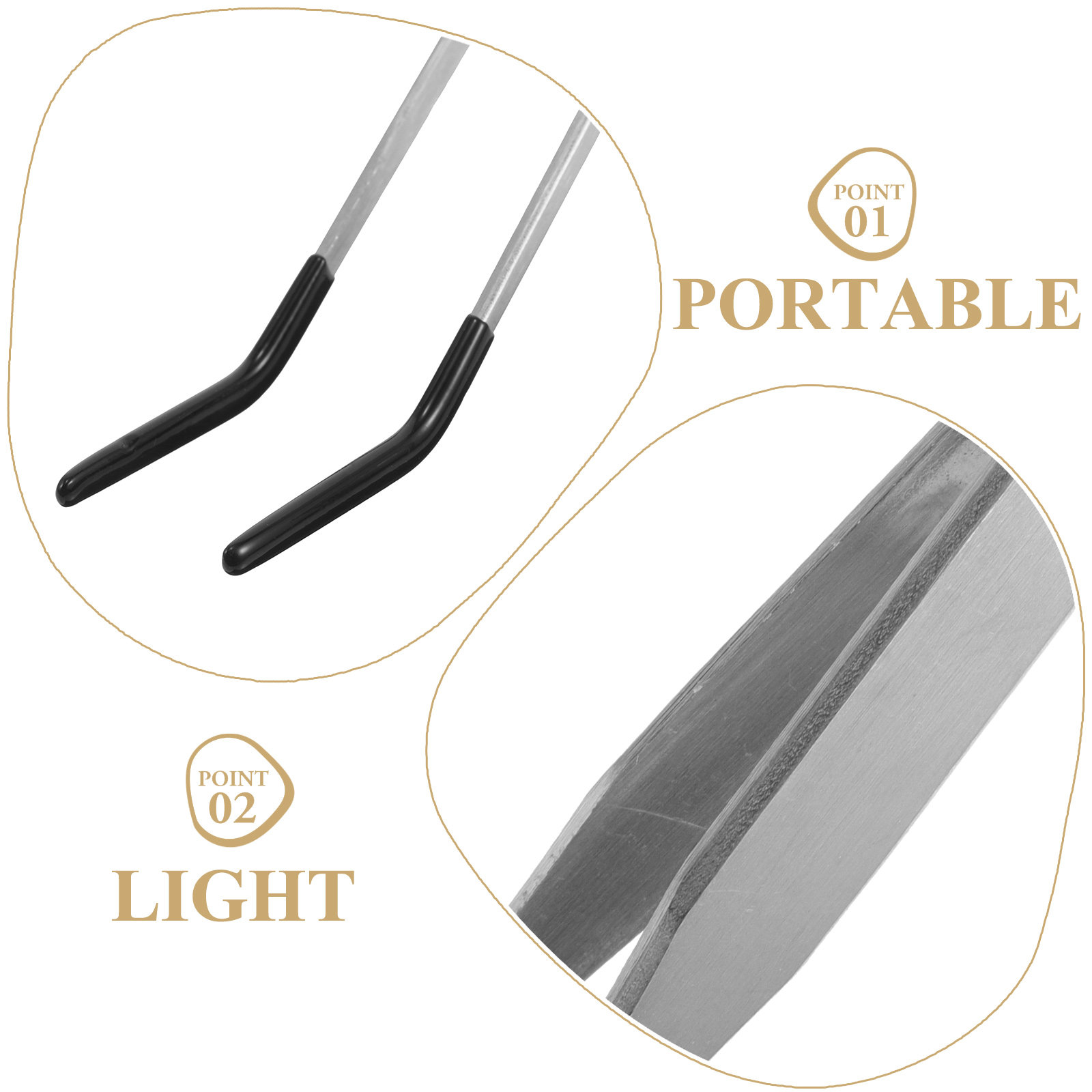 2Pcs Stainless Steel Feeding T – обзор и цена Feeding Tong Stainless