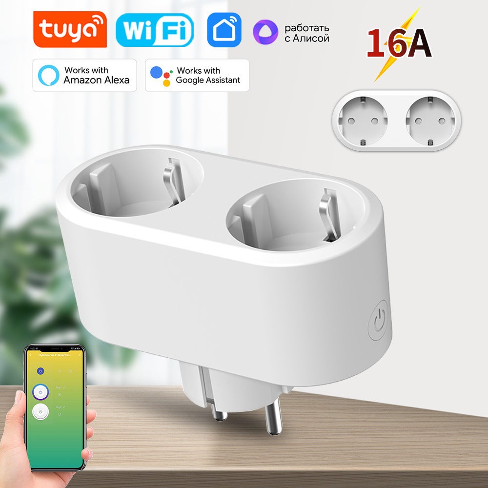 WiFi Smart Plug Dual Outlet 16 – обзор и цена Timer Dual Outlet