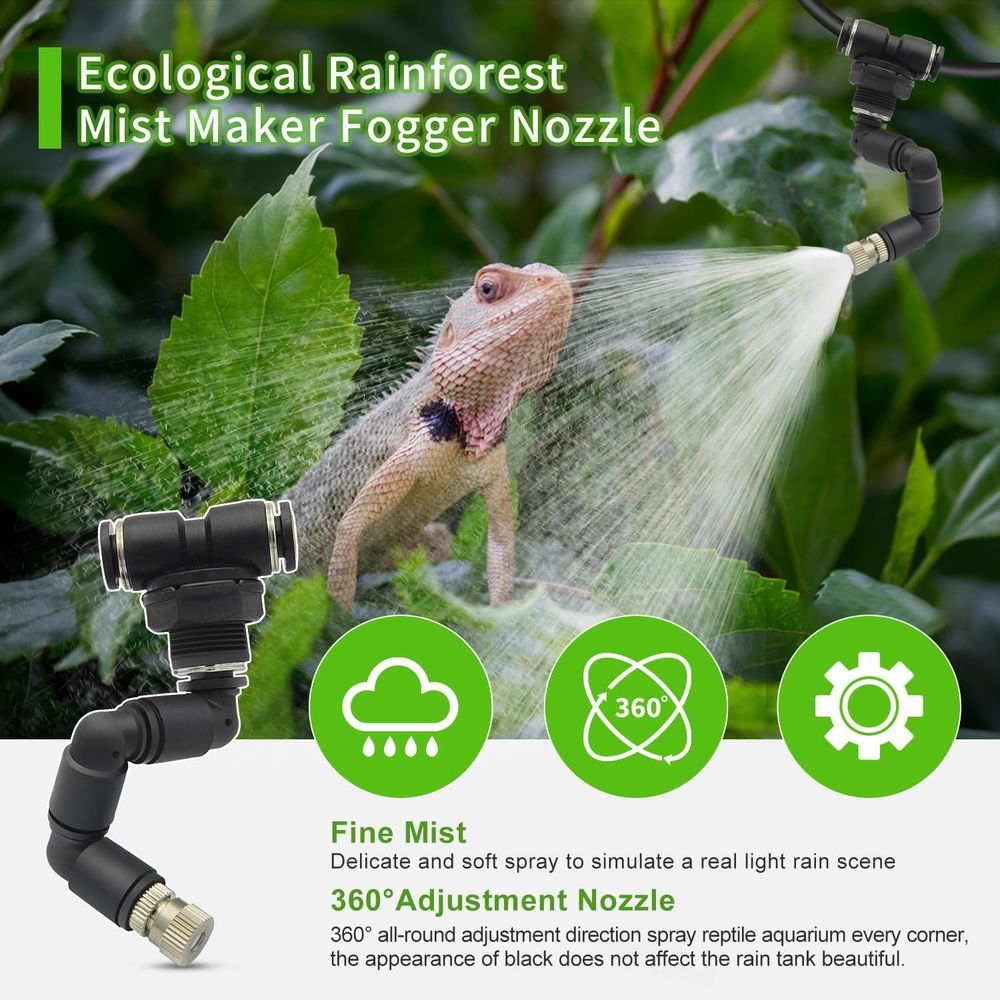 Automated Reptile Misting Syst – обзор и цена Misting Nozzle Reptile