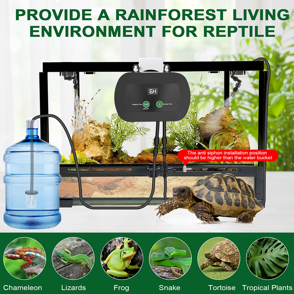 Automatic Reptile Mist Sprinkl – обзор и цена Misting Nozzle Reptile