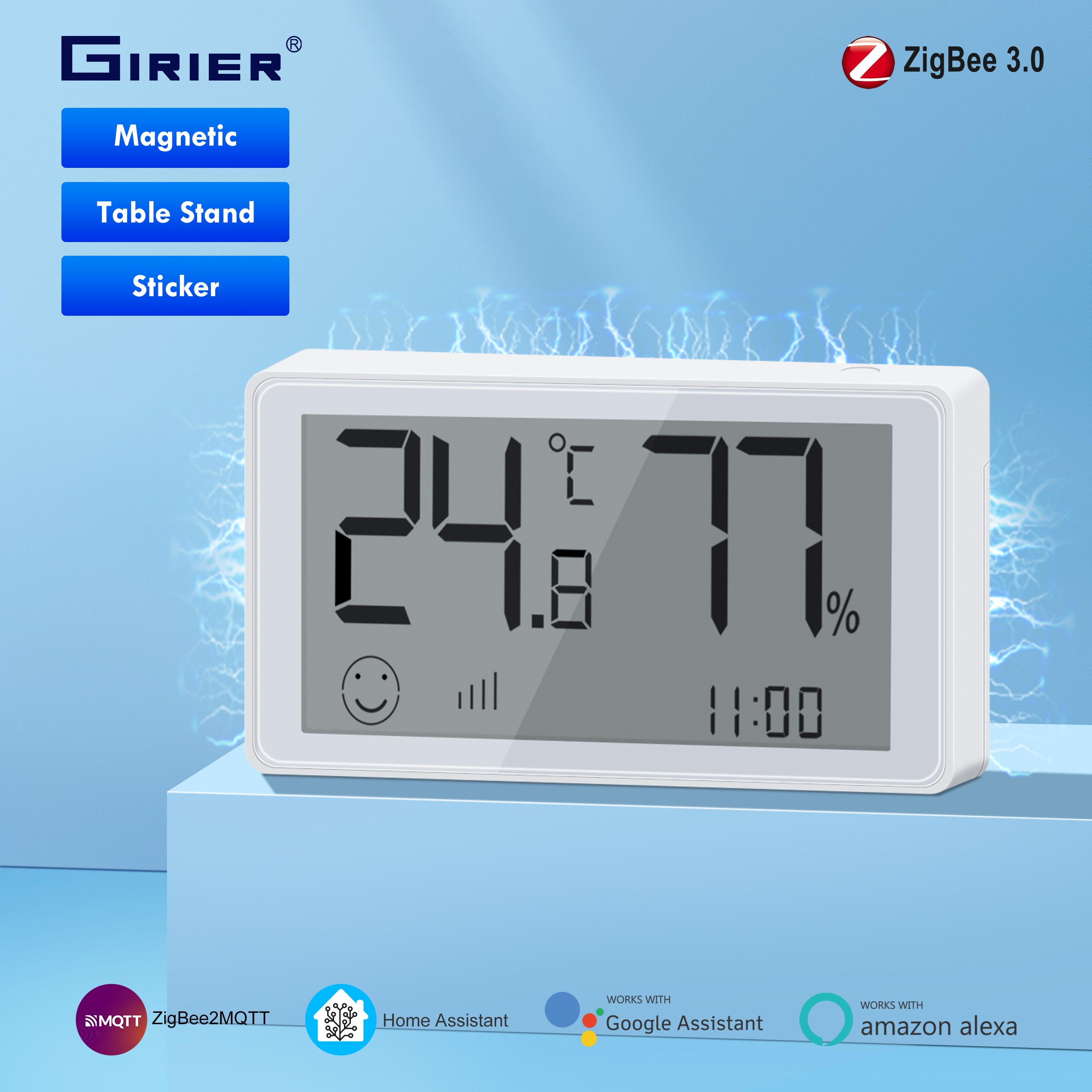 GIRIER ZigBee 3.0 Smart Temper – обзор и цена Digital Hygrometer Probe