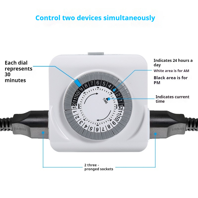 US SPEC/PLUG Standard Certific – обзор и цена Timer Dual Outlet