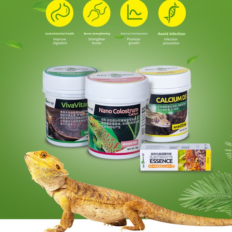 Reptizoo Reptile Calcium Powde – обзор и цена Vitamin D3 Reptile