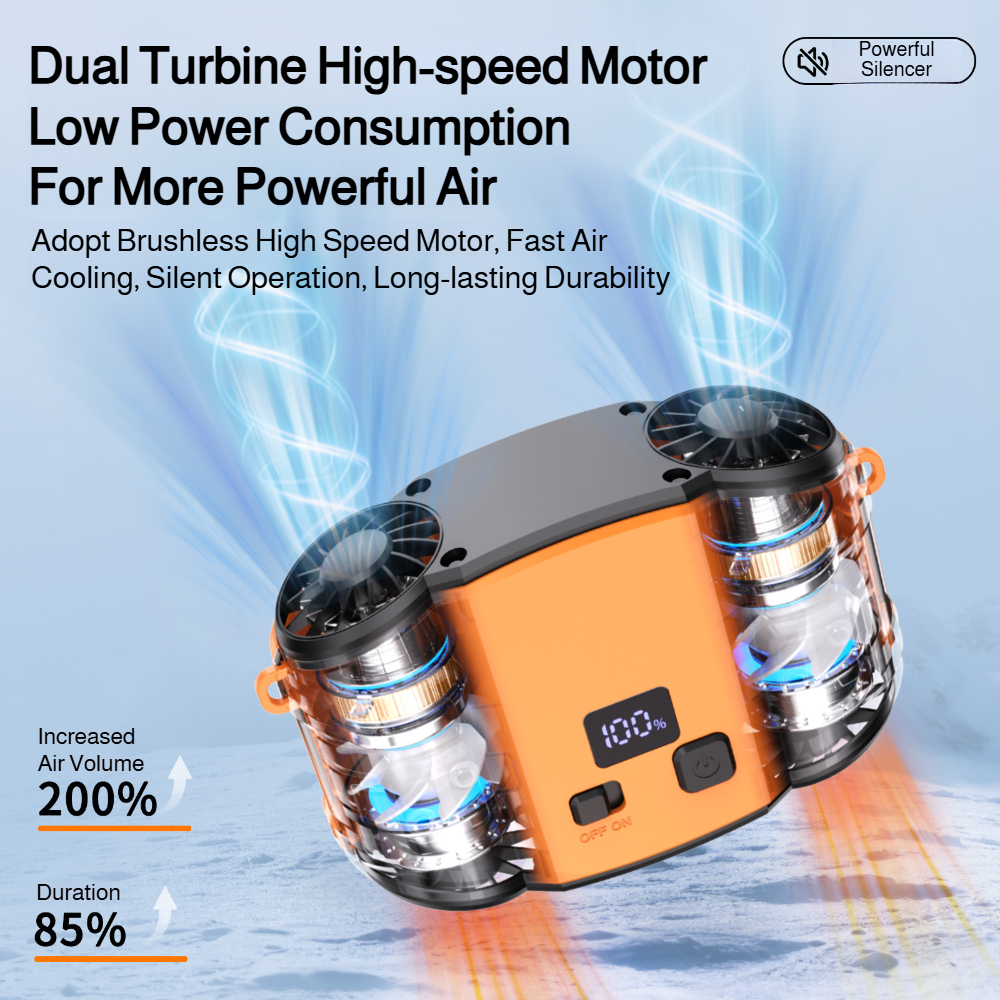 Outdoor Double Air Outlet Fan  – обзор и цена Timer Dual Outlet