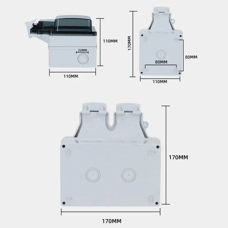 Tuya Waterproof Electrical Wal – обзор и цена Timer Dual Outlet