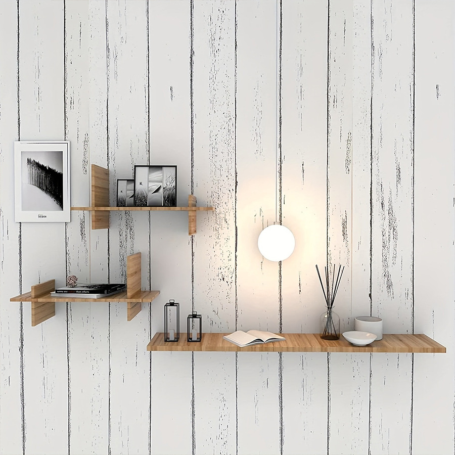 Retro Style White Wood Grain M – обзор и цена Pvc Panel Background
