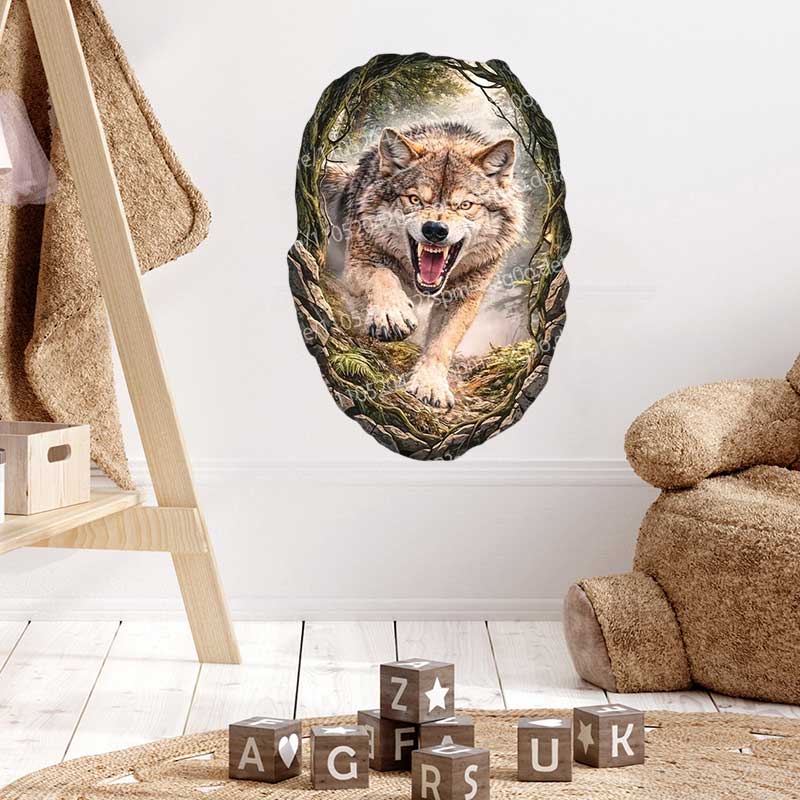 Wild Timberwolves Pattern Wall – обзор и цена Pvc Panel Background