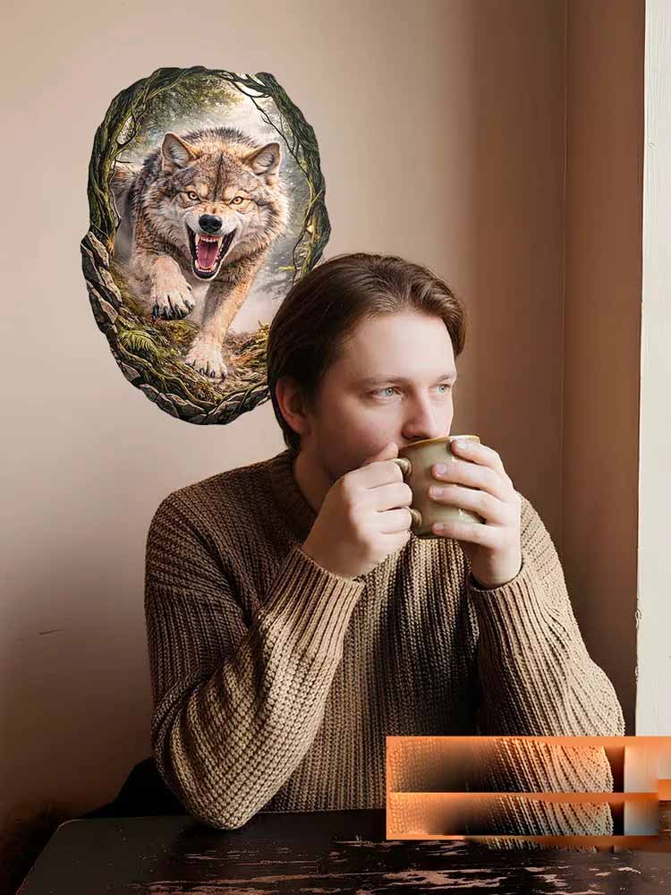 Wild Timberwolves Pattern Wall – обзор и цена Pvc Panel Background