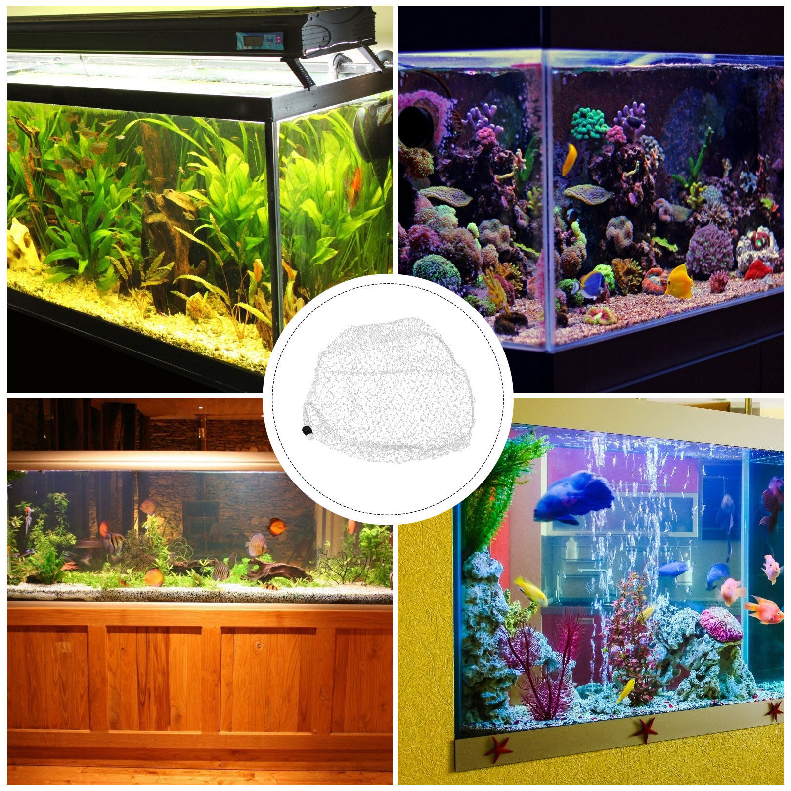 40x20cm Lightweight Nylon Aqua – обзор и цена Screen Top Mesh