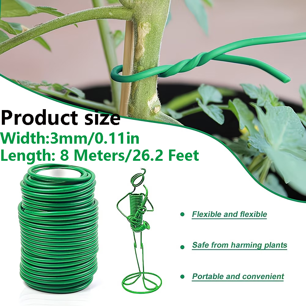 1Roll Heavy-Duty Garden Cable  – обзор и цена Vine Climbing Plastic