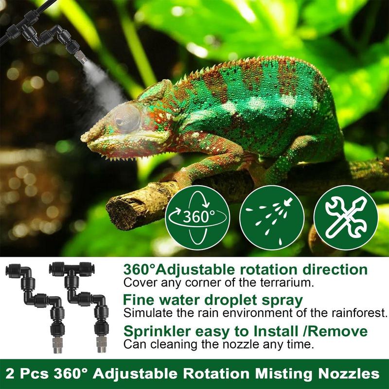 Terrarium Humidifier Automatic – обзор и цена Misting Nozzle Reptile