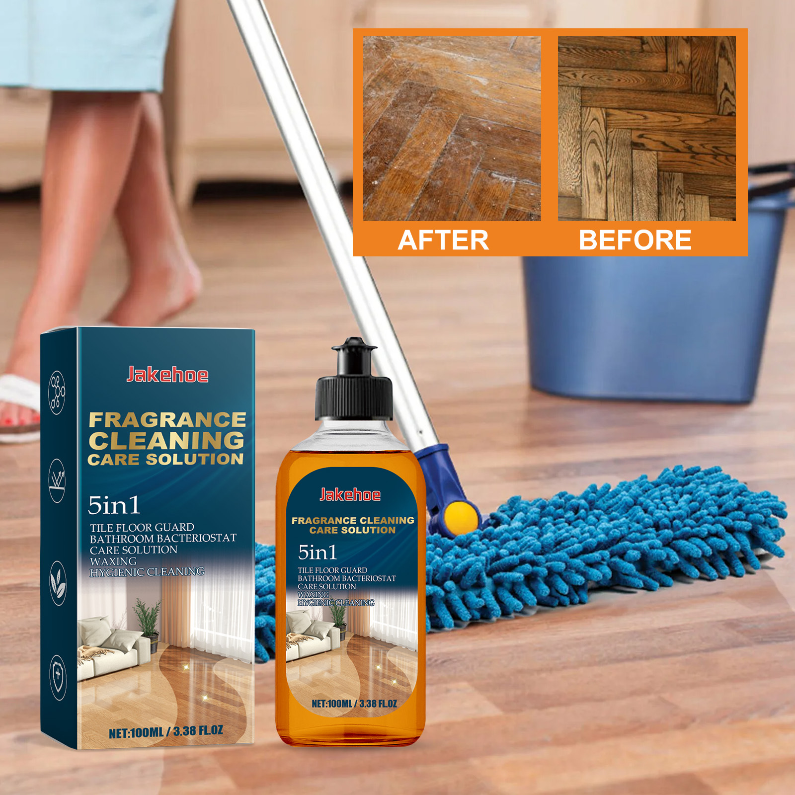 Jakehoe Floor Cleaner Decontam – обзор и цена Ceramic Tile Floor